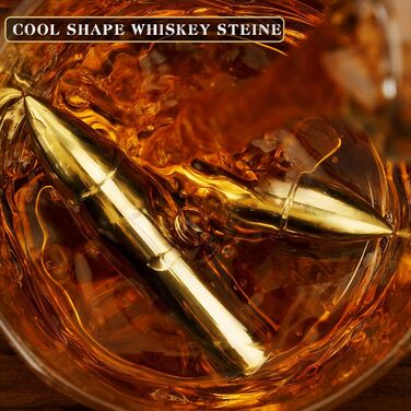 Подарунковий набір віскі з 2 склянки для віскі та 6 камінням для віскі Oaksea