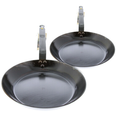 Набір сковорідок 24 см і 28 см Mineral B Element De Buyer