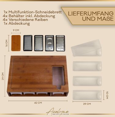 Обробна дошка з 4 піддонами для крапель Acolyne