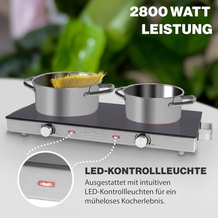 Плита настольная электрическая 2800 Вт PC-DKP 1211 ProfiCook