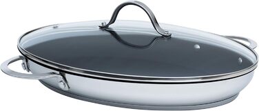 Сковорода для риби з кришкою 38 х 26 см Kelomat