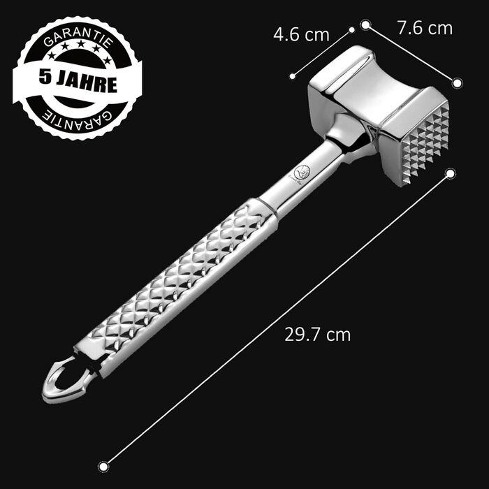 Молоток для м'яса з нержавіючої сталі 29,7 см Gourmet Easy