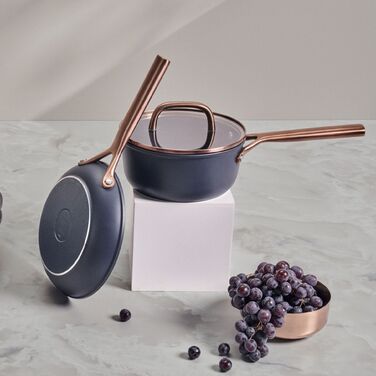 Сотейник 18 см зі скляною кришкою, синій Milano Zwilling