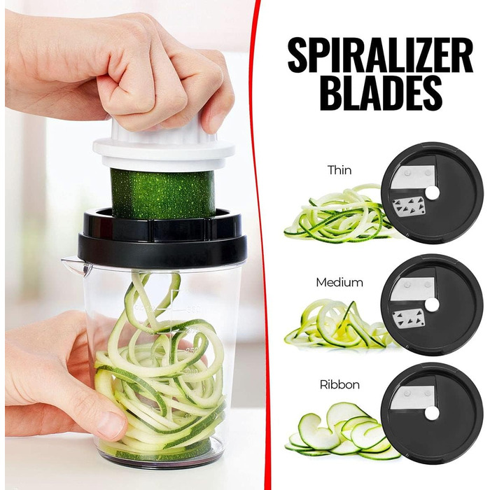 Спіральна овочерізка 8-в-1 з контейнером Fullstar