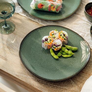 Обідня тарілка 28 см зелена Lave Villeroy & Boch