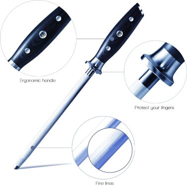 Точильний стрижень 20 см Classic SHAN ZU