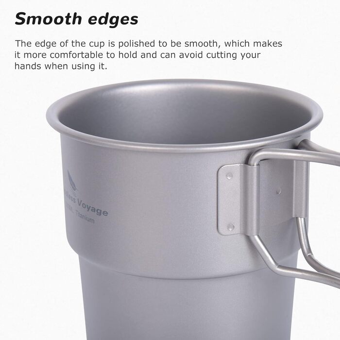 Кемпінгова кружка без кришки, 250 мл. iBasingo