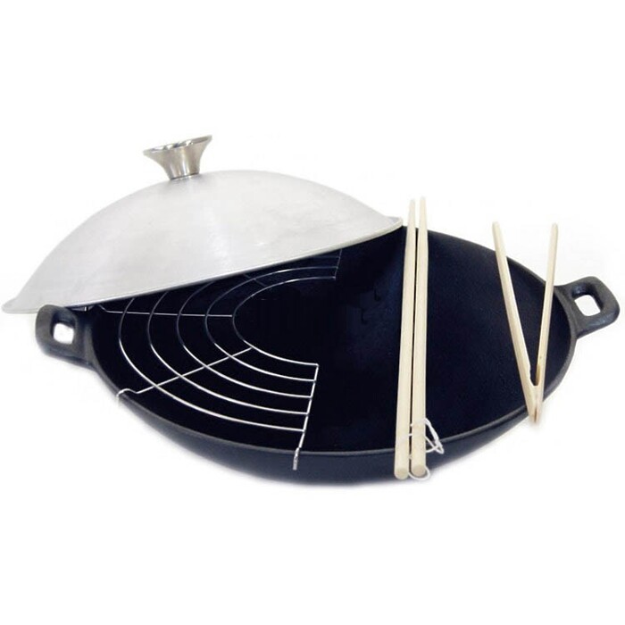 Сковорідка ВОК Fissman 30x8 см / 3,4 л з кришкою (4105)