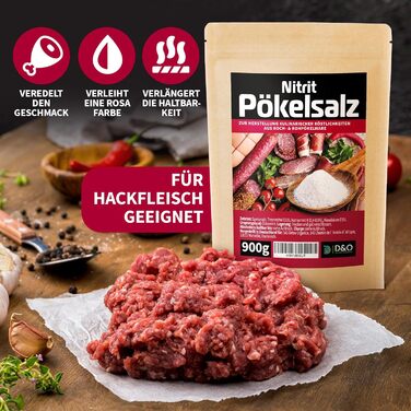 Сіль нітритна для копчення 900 г Detox Organica