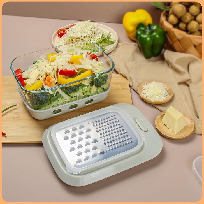 Терка для сиру з контейнером і кришкою COOK A FUTURE