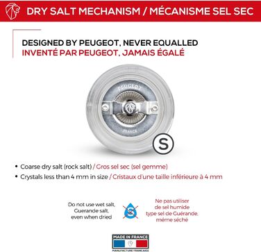 Прозрачный (38 см, соляная мельница), 900822/SME Nancy Acrylic, 6 x 6 x