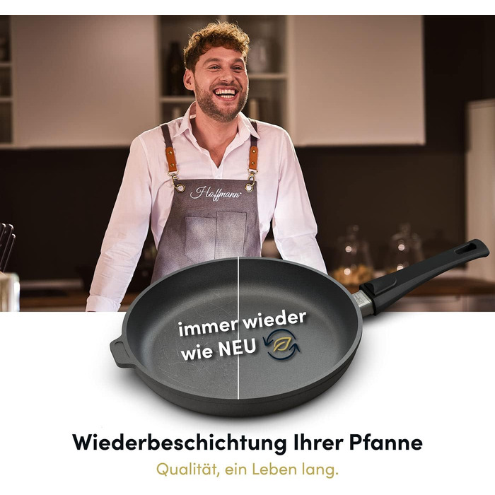 Сковорода для риби з овальною кришкою 38 х 28 см Hoffmann