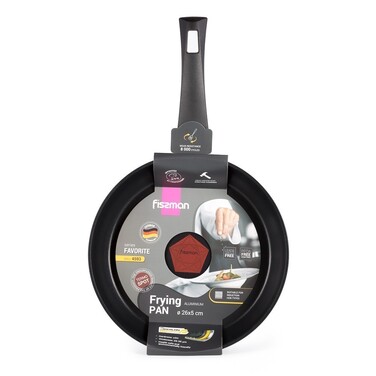 Сковорідка Fissman FAVORITE 26x5 см з індукційним антипригарним дном алюміній (4593)