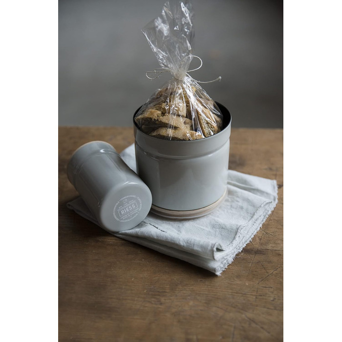 Банка для зберігання 18 см, біла Riess