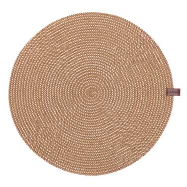 ARDESTO Килимок сервірувальний, 38см, поліестер, паперовий шпагат, кругла