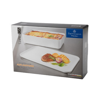 Форма для запікання з кришкою 36 х 24 х 8 см, біла No Limits Seltmann