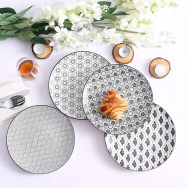 Порцелянова десертна тарілка vancasso, тарілка для торта 8 шт. барвиста 21,5 см