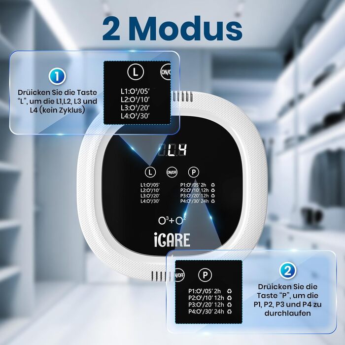 Беспроводной воздухоочиститель 10000 мАч ICARE