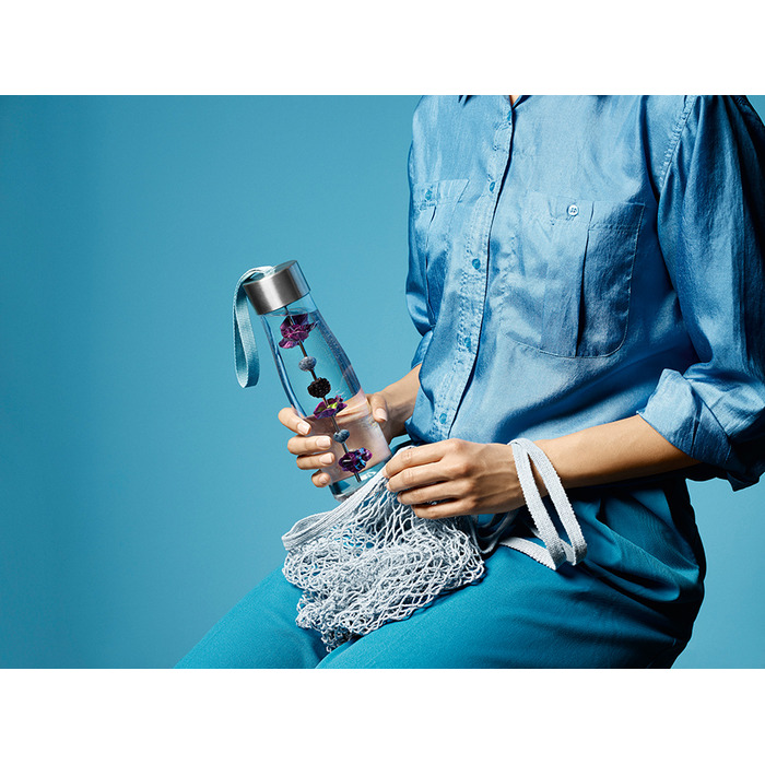 Пляшка 750 мл прозора / світло-синя MyFlavour Eva Solo