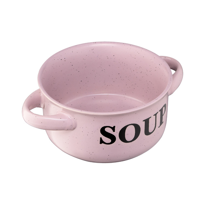 Бульонница Ardesto Alcor, 550мл, керамика, розовый