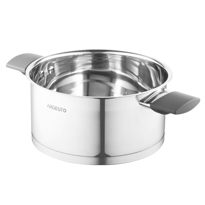 ARDESTO Каструля Gemini, скляна кришка, 3 л, нержавіюча сталь