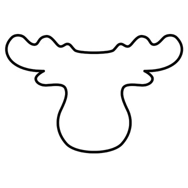 Формочка для печива Лось металева 5 см Kaiser