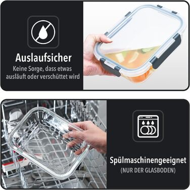 Набор из 10 пищевых контейнеров с крышками GOOD FOR YOU