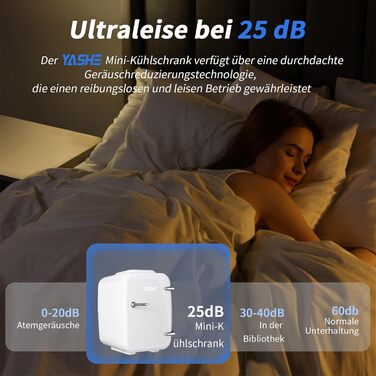 Мини-холодильник 4 л, белый YASHE