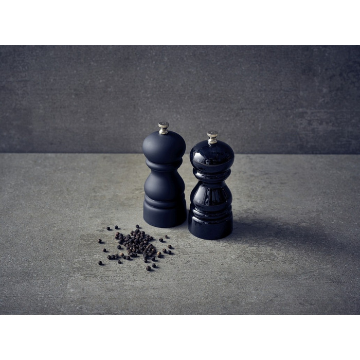 Млин для солі та перцю, 12.7 см, чорний матовий, GenWare