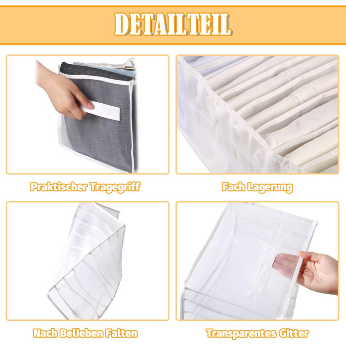 Ящик-органайзер для одягу нейлоновий, на 12 відділень Vialex