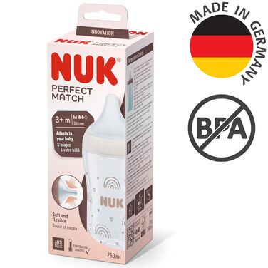 Пляшечка для годування 260 мл Perfect Match NUK