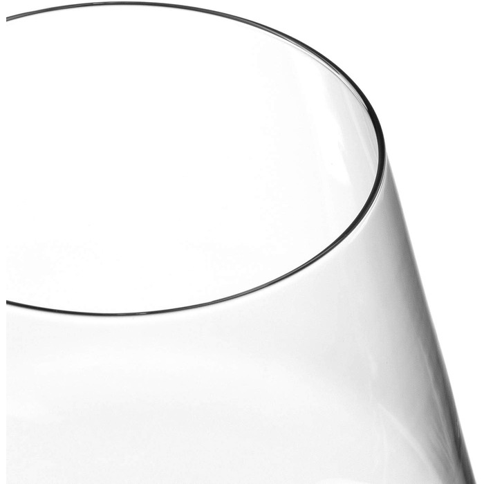 Келихи для рислінгу LEONARDO HOME PUCCINI (набір з 6 шт.) Келихи для вина, стійкі до подряпин (400 мл) Можна мити в посудомийній машині та довговічні Вічні келихи для білого вина Сучасний дизайн Келих для рислінгу Puccini 069540 6 келихів (Бордовий келих 