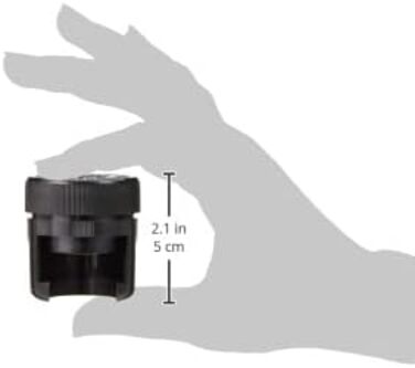 Вакуумний насос 2 винні пробки та 1 пробка для шампанського - Для консервації пляшок тихого вина та пляшок ігристого вина - Винний подарунок - Чорний (пробка для шампанського)