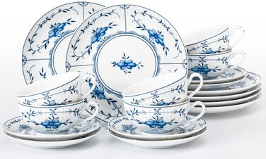 Чайний сервіз на 6 персон, 18 предметів, маленький Безсмертник Amina Seltmann Weiden