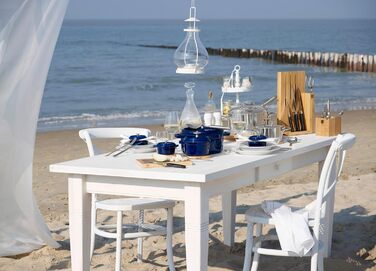 Чавунна жаровня/кокотниця STAUB, кругла, 8,35 л, функція Ароматичний дощ для оптимального зволоження, для всіх типів варильних поверхонь, включаючи індукційні та духові шафи, (темно-синій, 20 см)