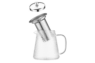 ARDESTO Заварник Gemini, 950 мл, боросилікатне скло, нержавіюча сталь