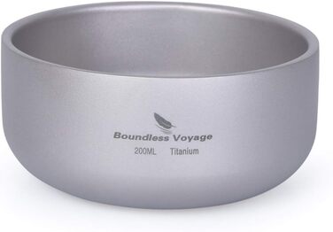 Титанова миска з подвійними стінками Boundless Voyage