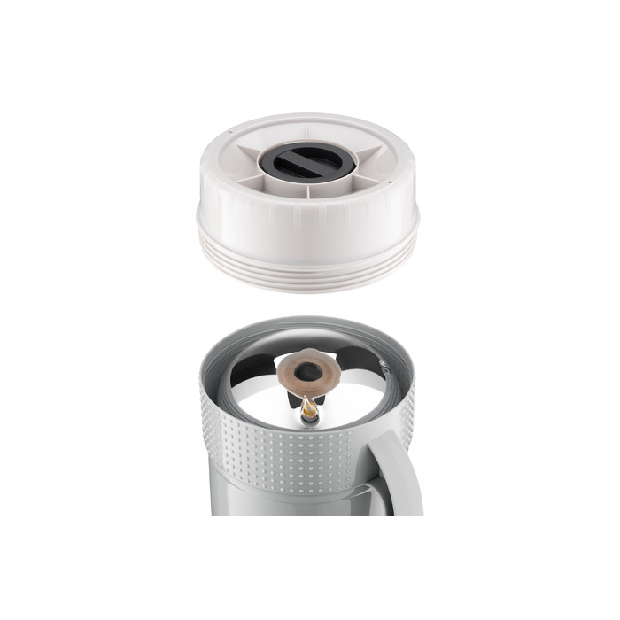 ARDESTO Thermos Gemini Gourmet 3200 мл, пластик, стеклянная колба, серый