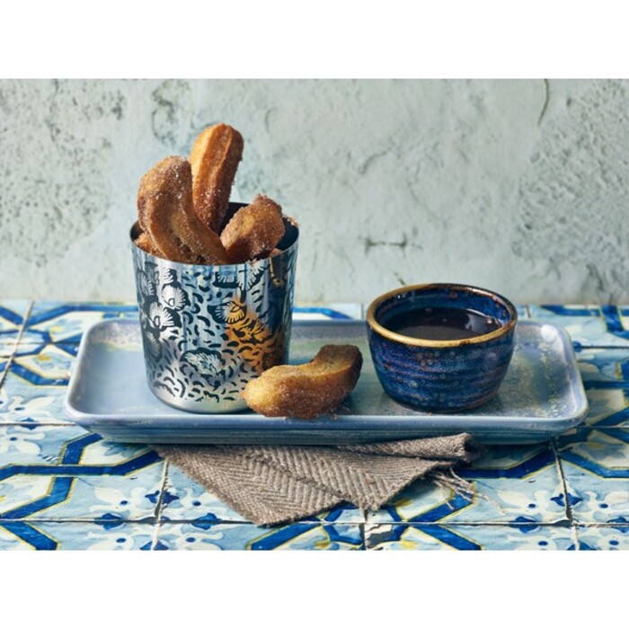 Стакан сервировочный, 8.5х8.5 см, 420 мл, с цветочным рисунком, GenWare