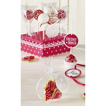 Набір прикрас для випічки, 7,5 x 14,5 см, 24 предмета, білий / червоний, RBV Birkmann