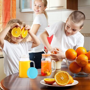 Склянки для пиття з кришкою та трубочкою 400 мл JORTINE