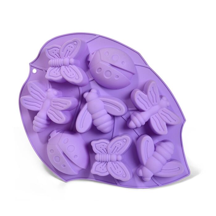 Форма для выпечки Fissman 8 кексов Насекомые 26x14,5x3 см (6662)