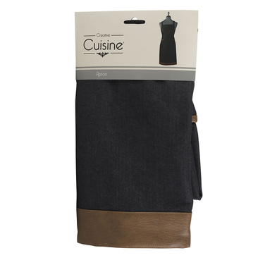 Фартук CreativeTops Cuisine, хлопок, черный