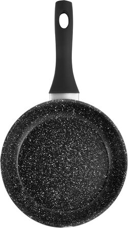 Сковорода 22 см, алюміній, антипригарне покриття, чорна IBILI