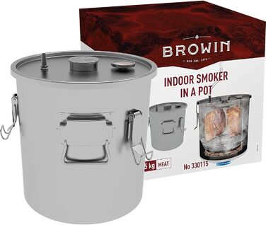 Коптильня в каструлі 18 л Browin