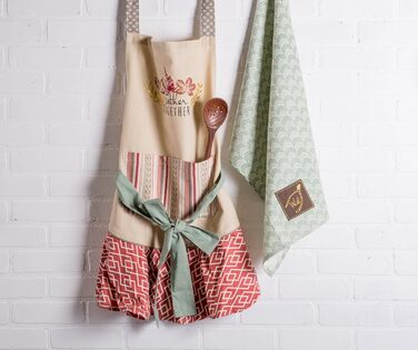 Набір кухонних рушників DII для святкового використання, різдвяні рушники для випічки, приготування їжі та розваг, 18&quot x 28&quot, Tree Farm, 2 шт. (збирати разом)