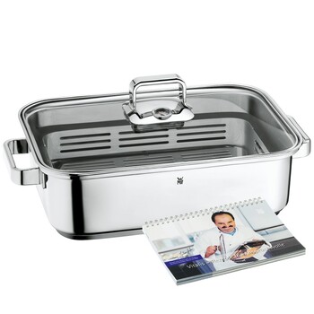 Жаровня 41 х 27 см з парової кошиком + поварская книга Vitalis Aroma WMF