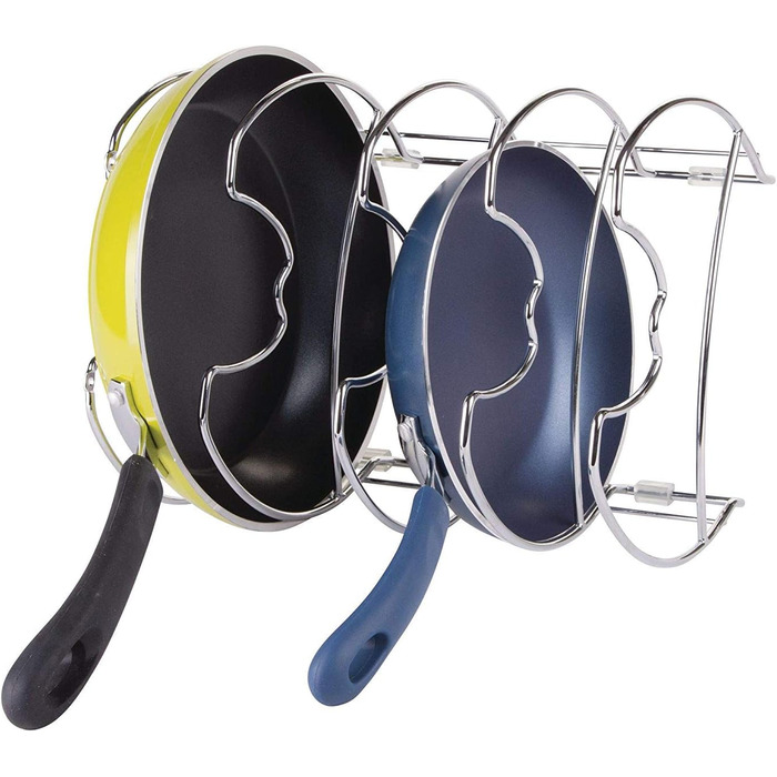 Органайзер для посуду 28 см, 5 полиць, хром iDesign