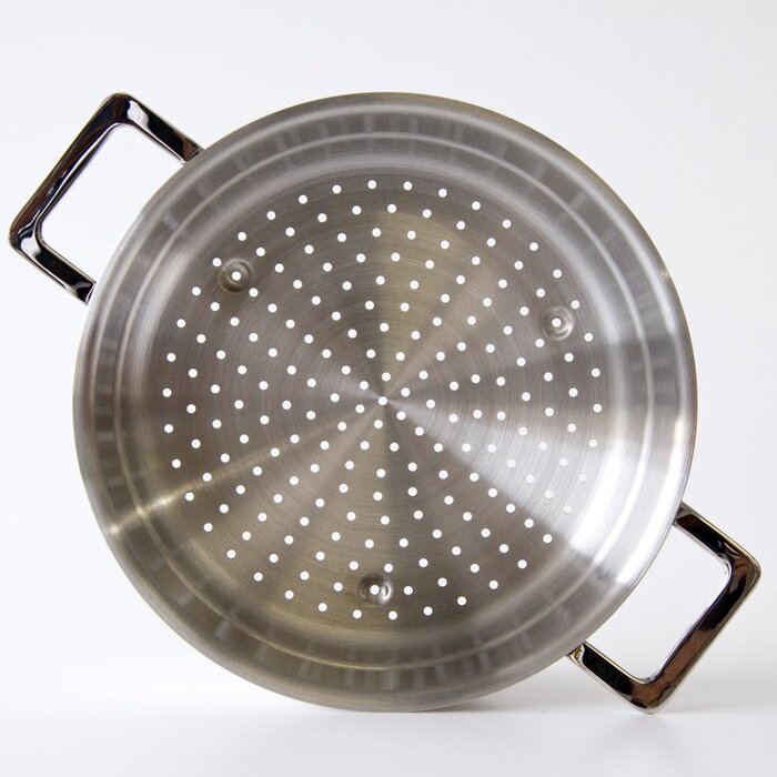 Паровая вставка 24 см металлик Pots & Pans Alessi