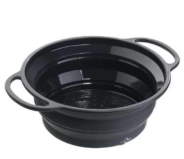 Дуршлаг складной черный Kuchenprofi